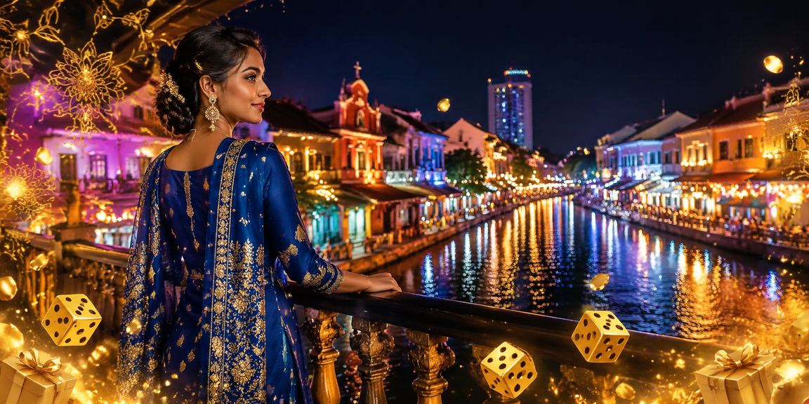 Permainan dadu kasino gaya baju kurung Melaka